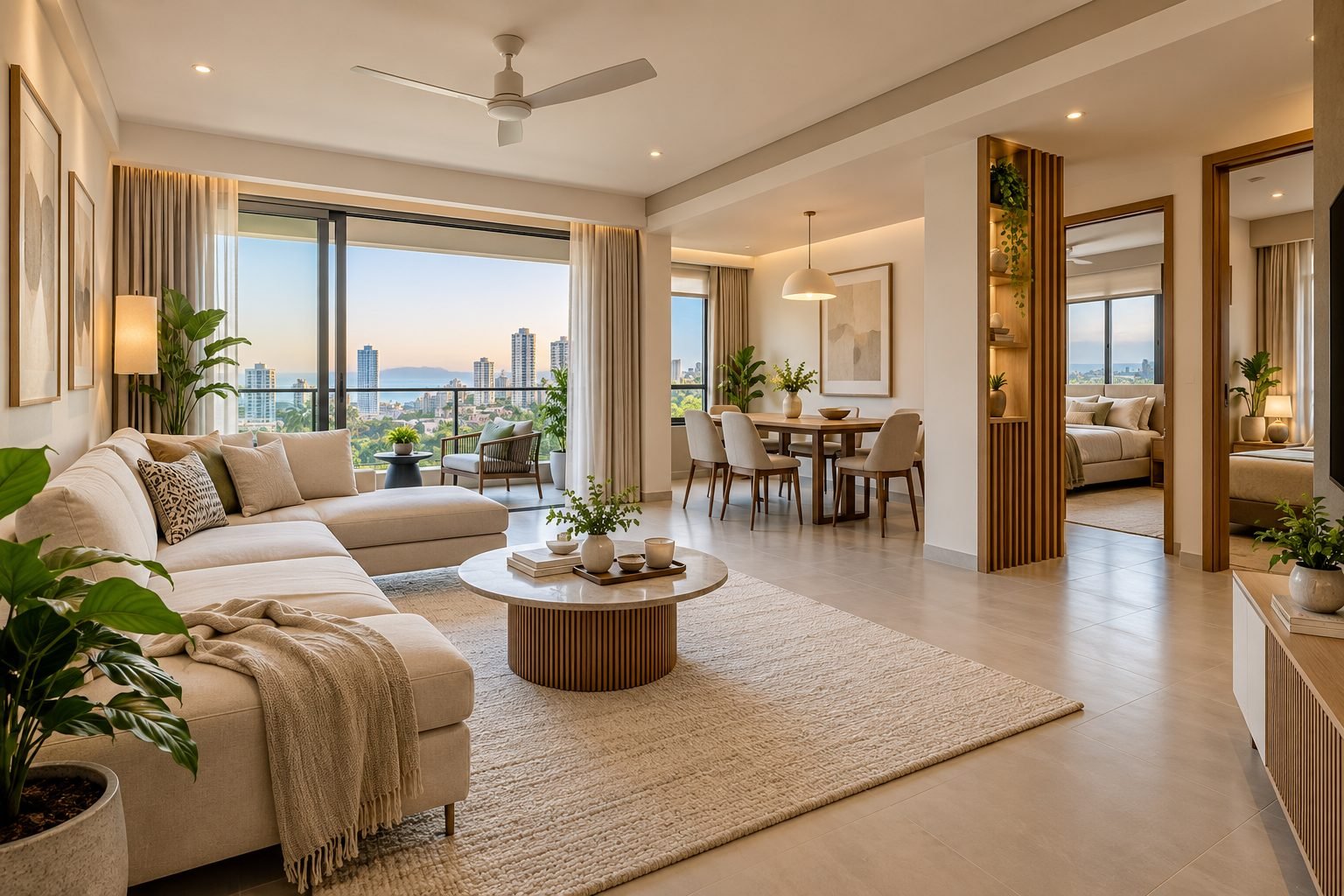 Inside a Minimalist 3BHK Apartment in Bandra, Mumbai